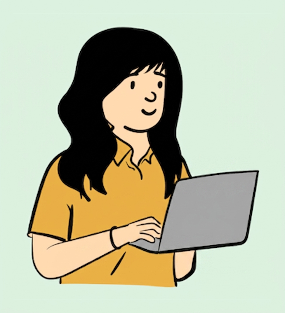 パソコンで仕事をする女性