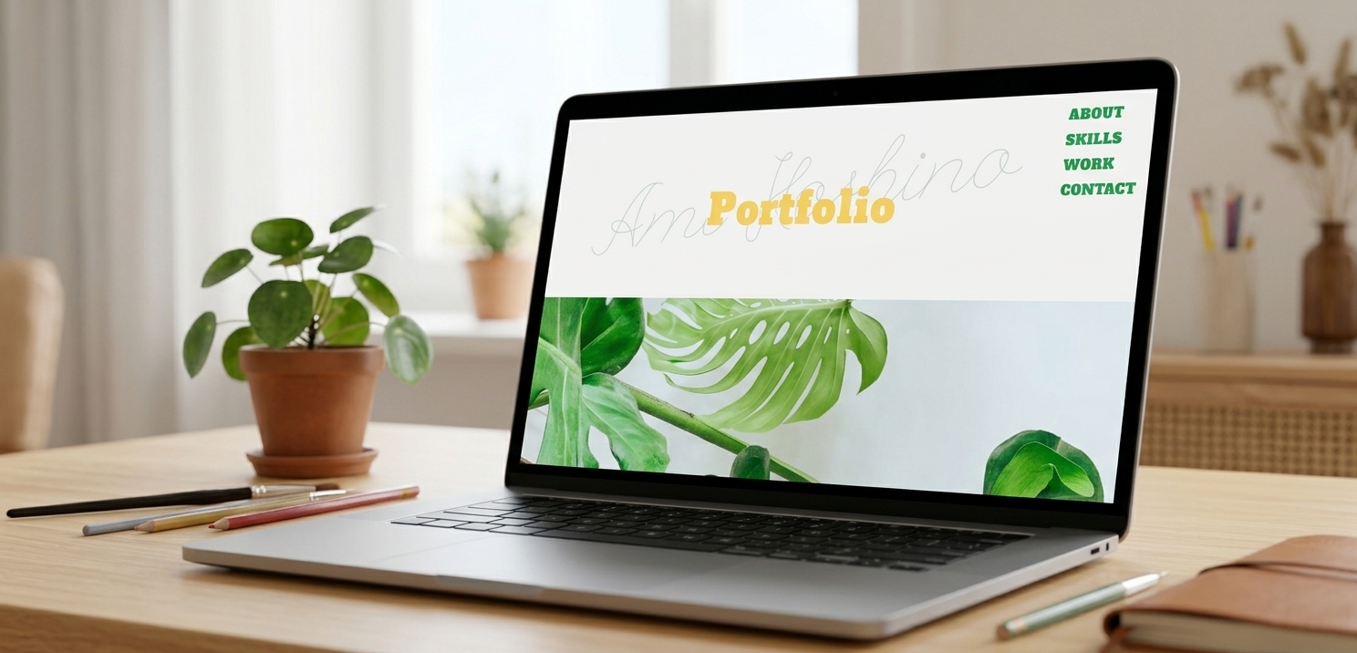 Ami Hoshino PortfolioのWebサイト
